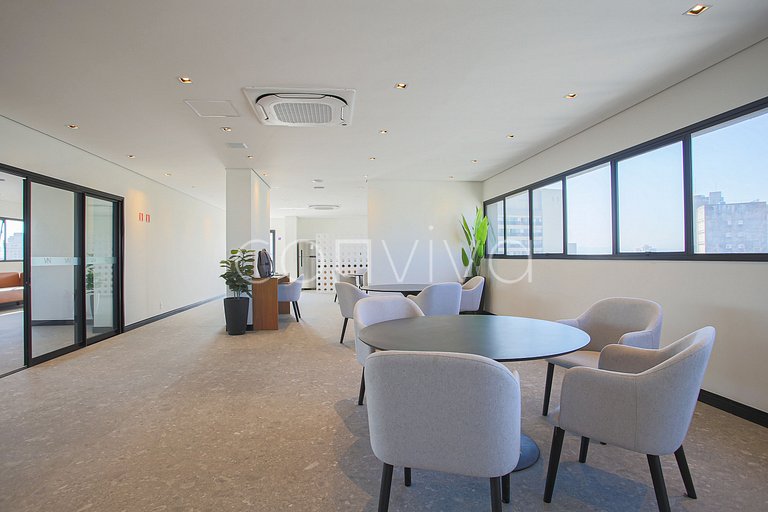 VNU2210 Estudio completo cerca de la Av. Paulista