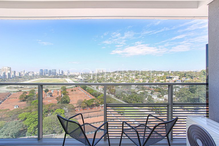 JCK1606 Studio com vista privilegiada ao Jockey