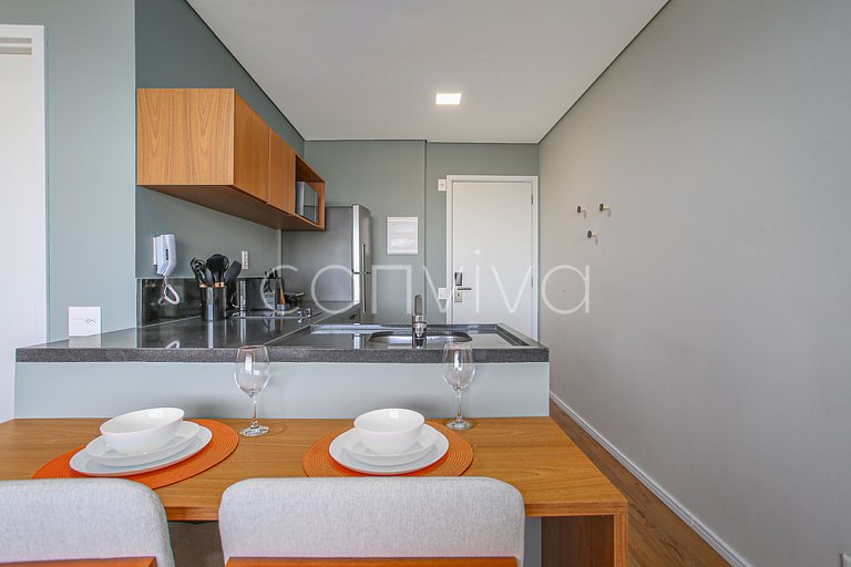 JCK1606 Studio com vista privilegiada ao Jockey