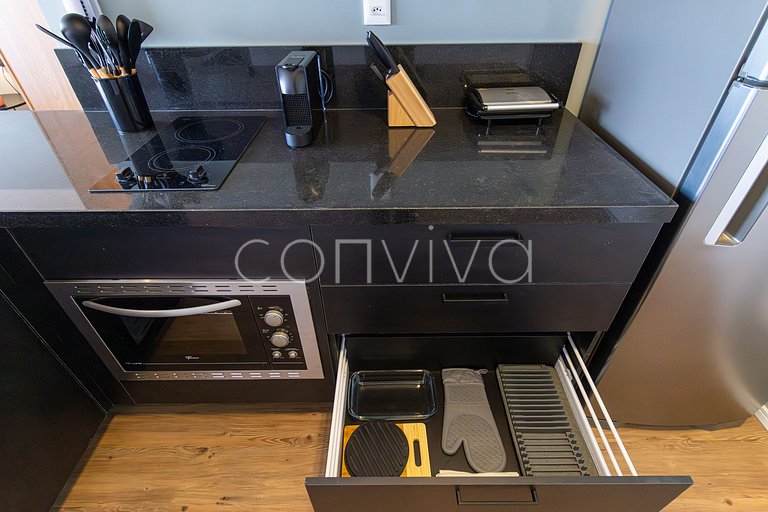 JCK1606 Studio com vista privilegiada ao Jockey