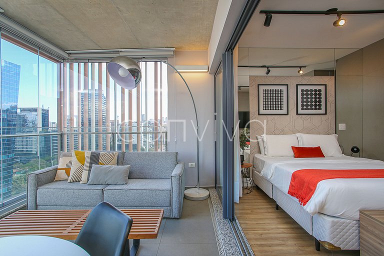 FI151 Apartamento con vista increible en Forma Itaim