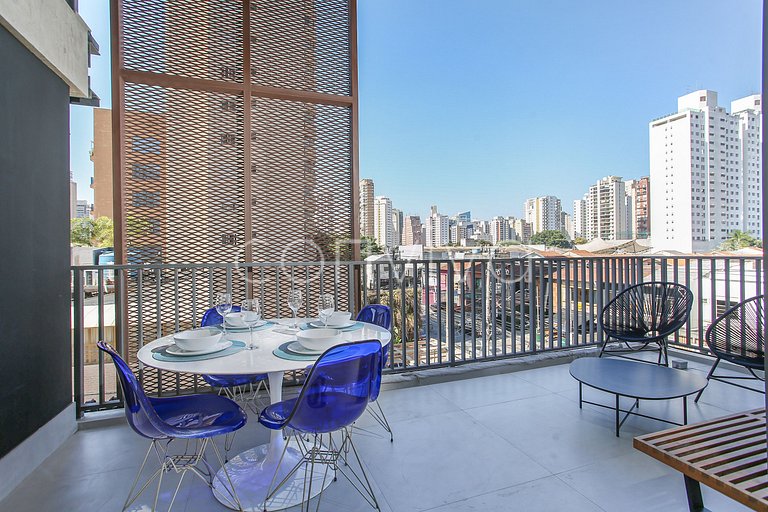 HI021 Huma Itaim Premium: Duplex 89m² c/ varanda