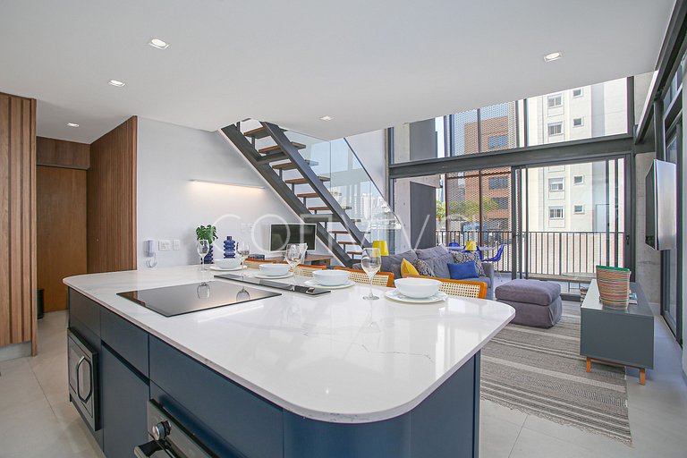 HI021 Duplex no Huma Itaim | Design exclusivo