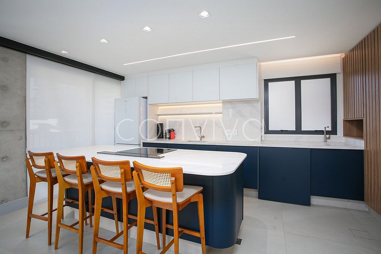 HI021 Duplex de design exclusivo no Huma Itaim