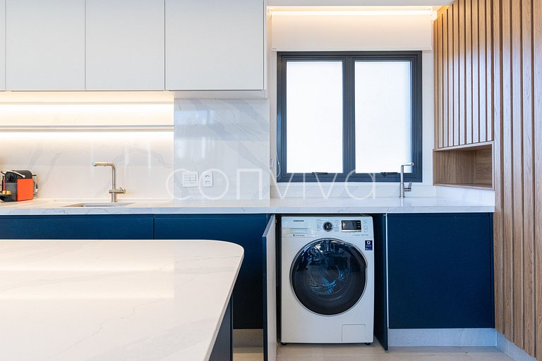 HI021 Huma Itaim Premium: Duplex 89m² c/ varanda