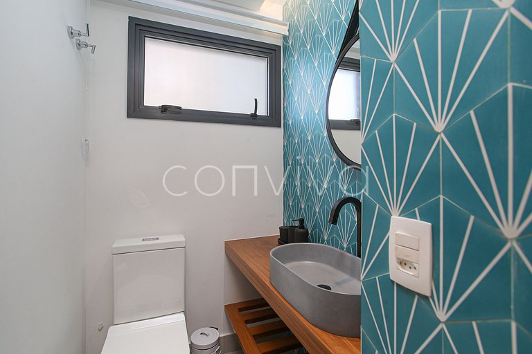 HI021 Duplex de design exclusivo no Huma Itaim