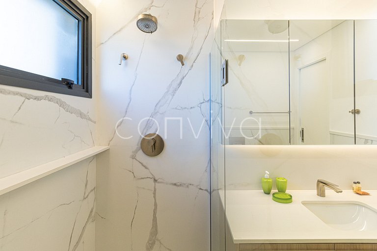 HI021 Huma Itaim Premium: Duplex 89m² c/ varanda