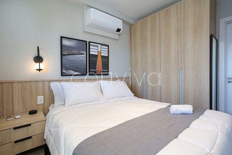 FEP034 Apto novo em Pinheiros | 48m² | 03 hóspedes
