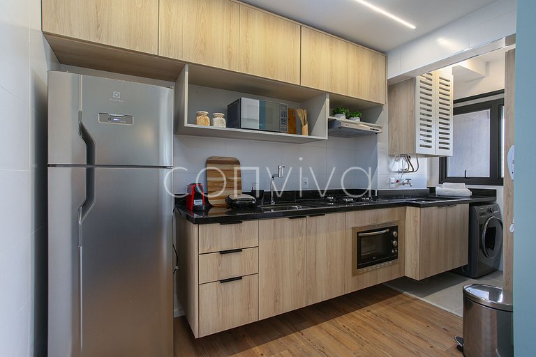 FEP035 Apartamento completo em Pinheiros