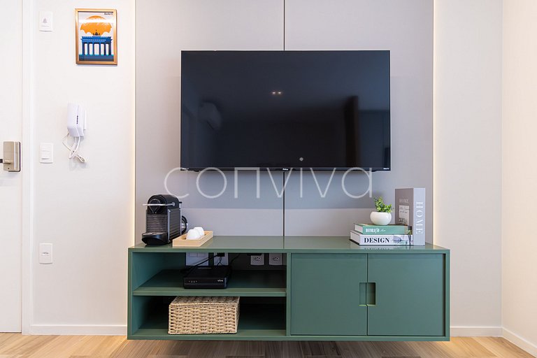 DSG0911 Apt no Itaim | Piscina, lava & seca e wifi