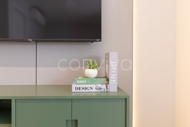 DSG0911 Apt no Itaim | Piscina, lava & seca e wifi