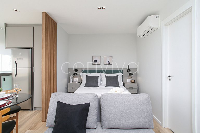 DSG0911 Apt no Itaim | Piscina, lava & seca e wifi