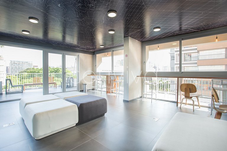 ONI0718 Amazing flat 160m from Ibirapuera Mall