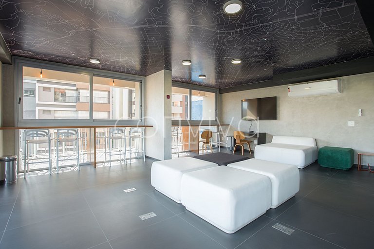 ONI0718 Amazing flat 160m from Ibirapuera Mall