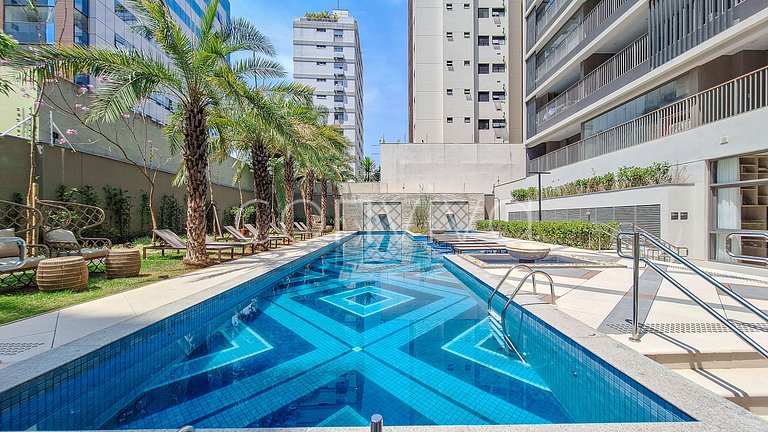ZJ0304 Beautiful and complete studio near Paulista