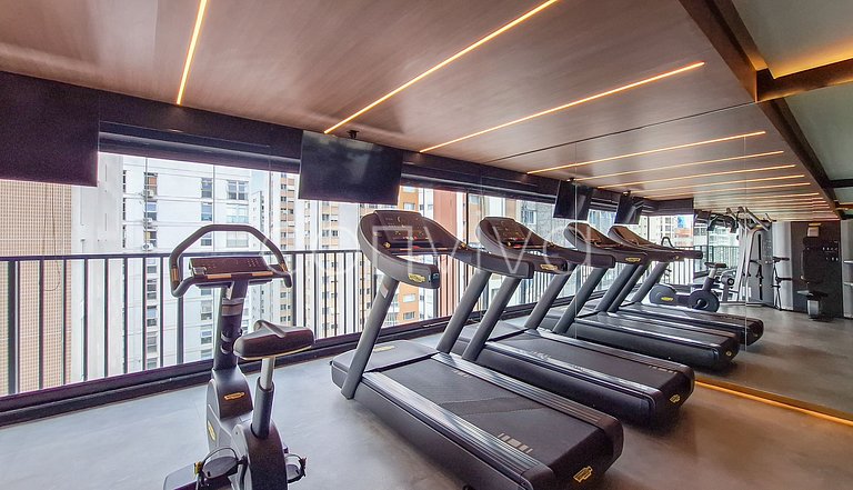 HIT033 Studio no Itaim Bibi próx ao Ibirapuera