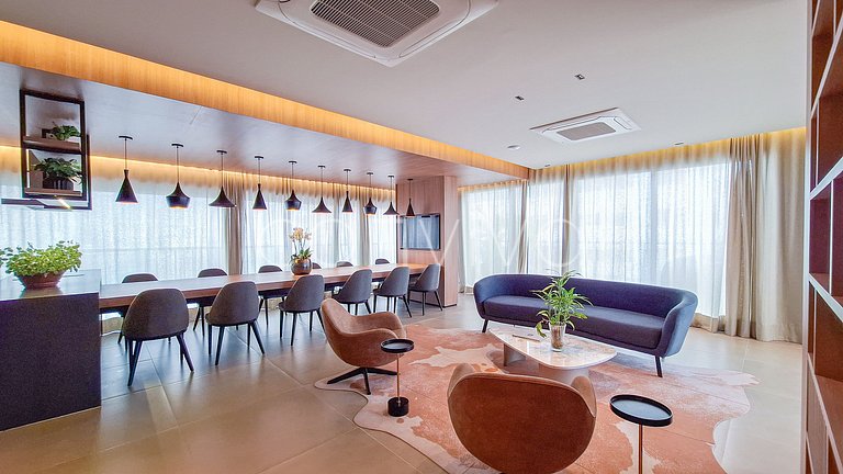 HIT033 Studio no Itaim Bibi próx ao Ibirapuera