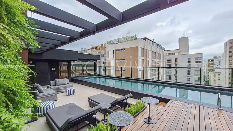 HIT033 Studio no Itaim Bibi próx ao Ibirapuera