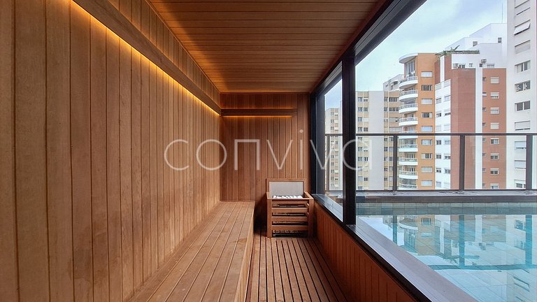 HIT033 Studio no Itaim Bibi próx ao Ibirapuera