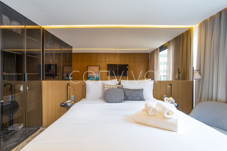 HIT041 Amazing studio in the heart of Itaim Bibi
