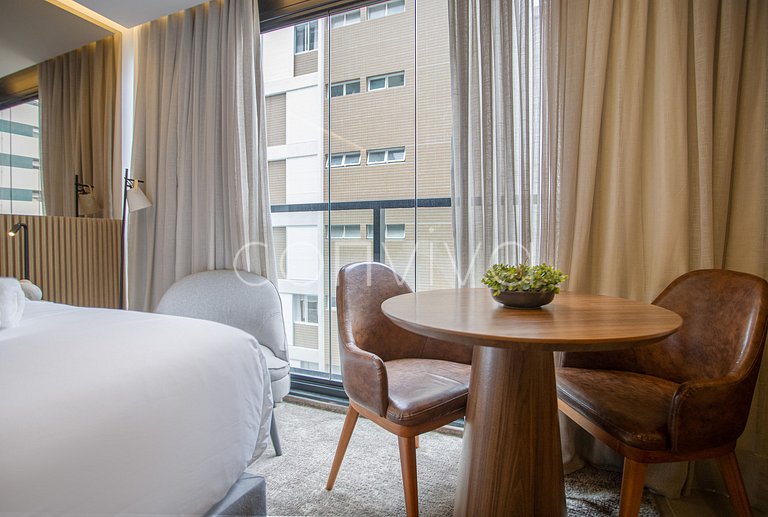 HIT041 Amazing studio in the heart of Itaim Bibi