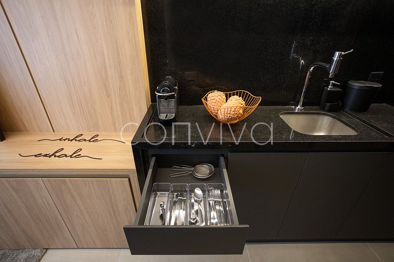 HIT041 Amazing studio in the heart of Itaim Bibi