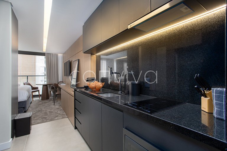 HIT041 Amazing studio in the heart of Itaim Bibi