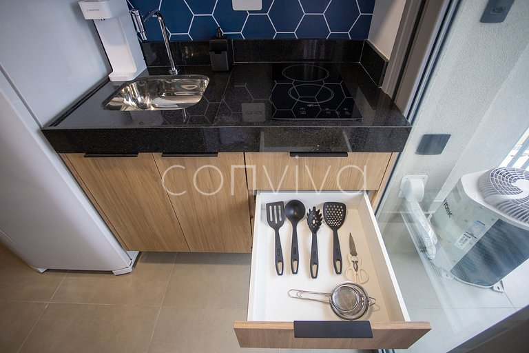 ONI0701 Studio novo próximo a estação Moema