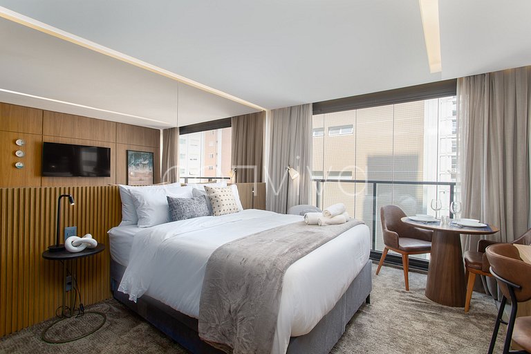 HIT041 Amazing studio in the heart of Itaim Bibi