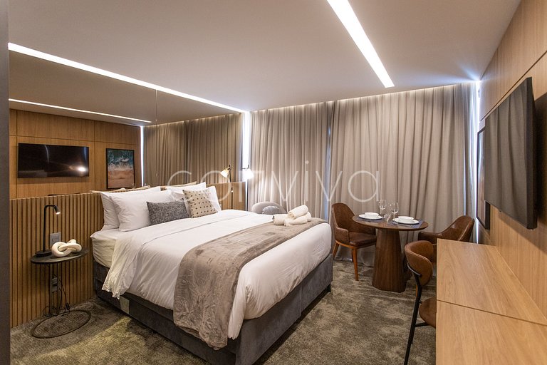 HIT041 Amazing studio in the heart of Itaim Bibi