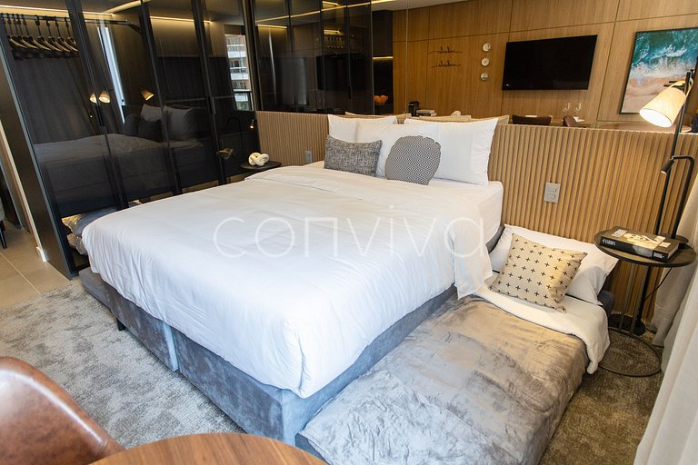 HIT041 Amazing studio in the heart of Itaim Bibi
