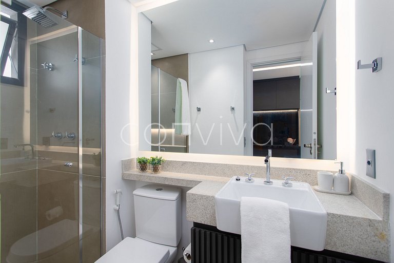 HIT041 Amazing studio in the heart of Itaim Bibi