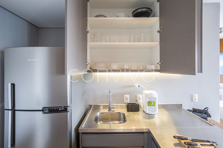 FI143 Forma Itaim: Studio premium c/ vista livre