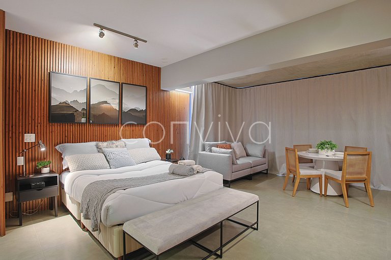 FI143 Forma Itaim: Studio premium c/ vista livre