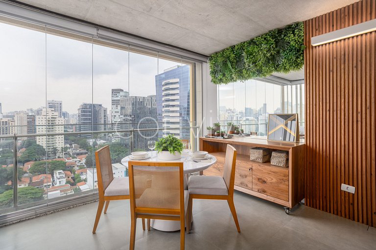 FI143 Forma Itaim: Studio premium c/ vista livre