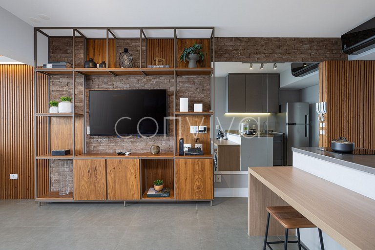 FI143 Forma Itaim: Studio premium c/ vista livre