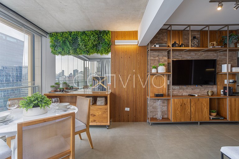 FI143 Forma Itaim: Studio premium c/ vista livre