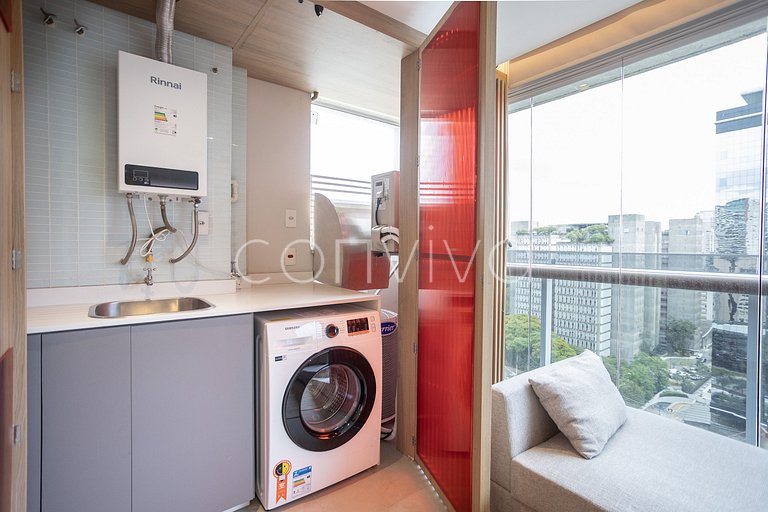 HOE1201 Piso de alto nivel en Vila Olímpia