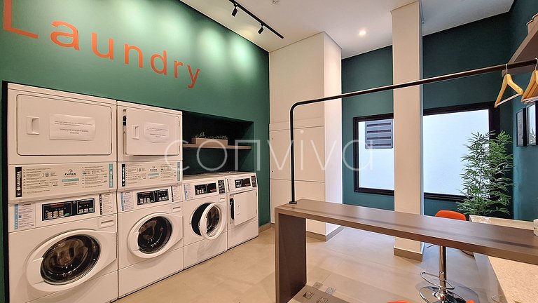 NOP609 Studio c/ varanda prox. ao Allianz Park