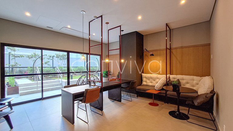 NOP609 Studio c/ varanda prox. ao Allianz Park