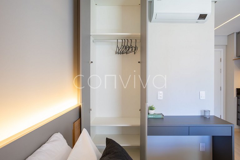 NOP609 Studio c/ varanda prox. ao Allianz Park