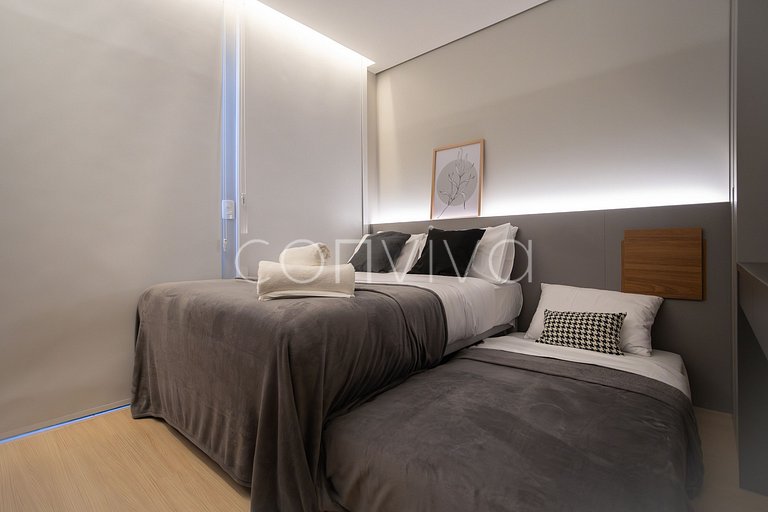 NOP609 Studio c/ varanda prox. ao Allianz Park