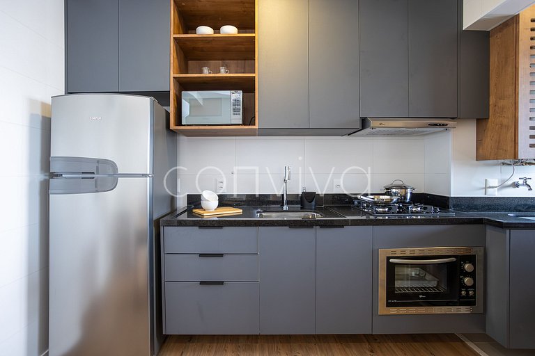 FEP184 Vista incrível 18º andar | Pinheiros | 48m²