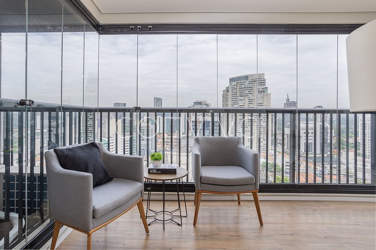 FEP184 Apt in Pinheiros near Faria Lima metro