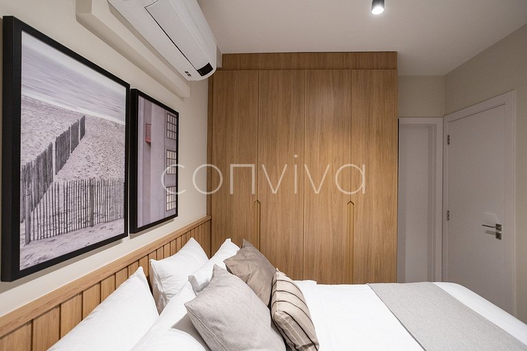 FEP184 Vista incrível 18º andar | Pinheiros | 48m²