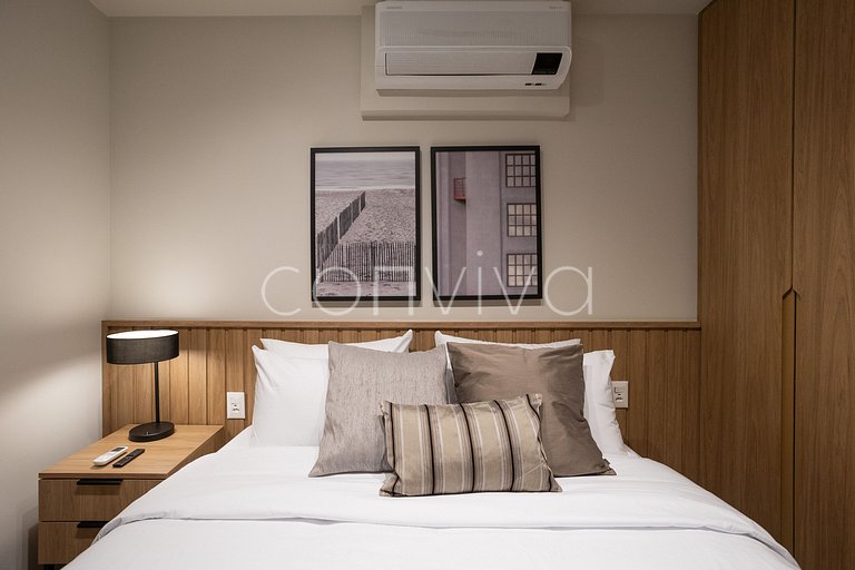 FEP184 Vista incrível 18º andar | Pinheiros | 48m²