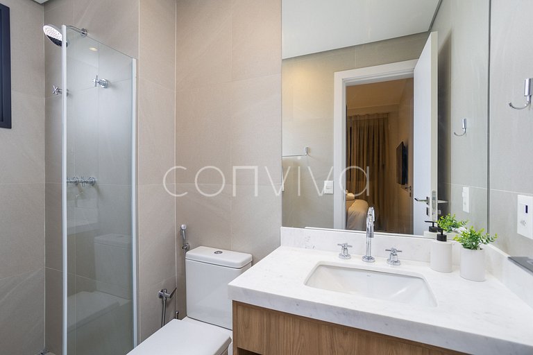 FEP184 Vista incrível 18º andar | Pinheiros | 48m²