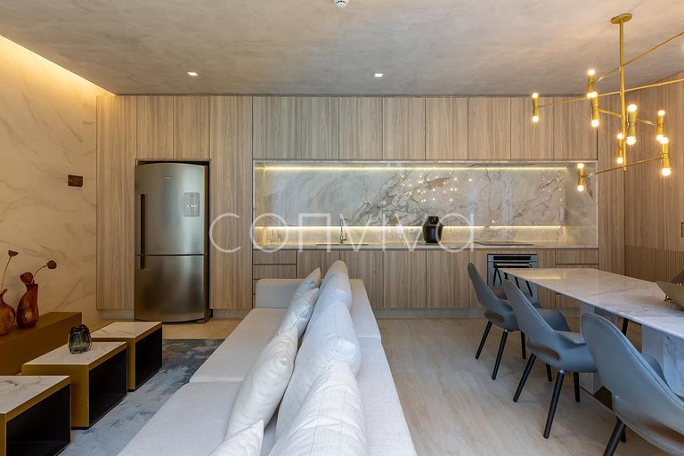 DOU1008 Itaim Bibi | Wifi | Piscina & Academia