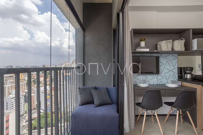 VNU2210 Estudio completo cerca de la Av. Paulista