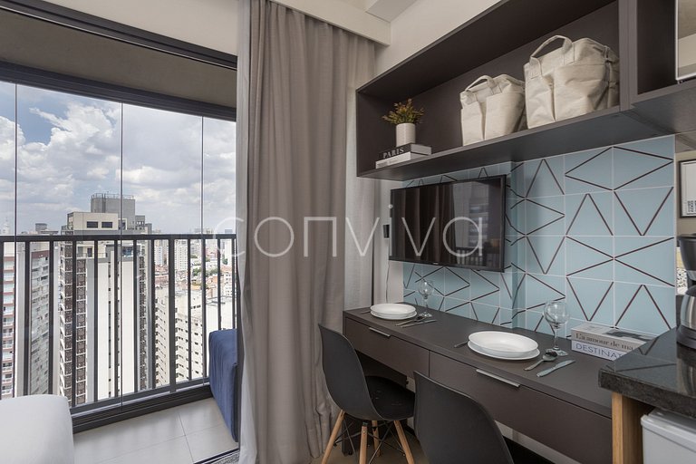 VNU2210 prox. Sírio Libanês | c/ vista livre 22º andar